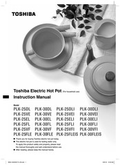 Toshiba PLK-25ELI Instruction Manual