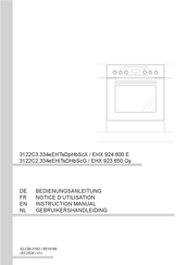 Amica EHX 923 650 Gy Instruction Manual