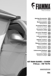 Fiamma 98655Z039 Installation Instructions Manual