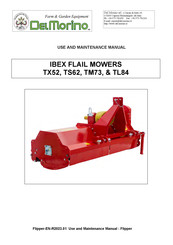 Del Morino TL84 Use And Maintenance Manual