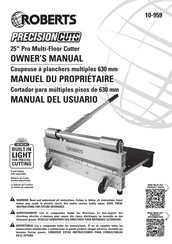 Roberts PRECISIONCUTS 10-959 Owner's Manual