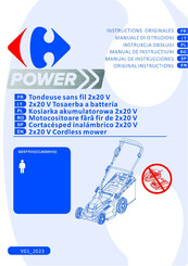 Carrefour CCLM20V43 Original Instructions Manual