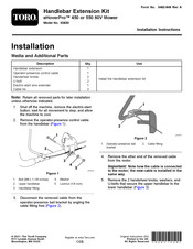 Toro eHoverPro 450 Installation Instructions