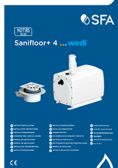 SFA wedi Sanifloor+ 4 Installation Instructions Manual