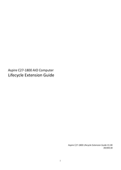 Acer Aspire C27-1800 Lifecycle Extension Manual