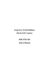 Planet POE-173S-12V User Manual