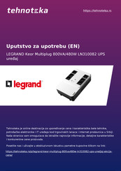 LEGRAND 3 100 82 Installation Manual