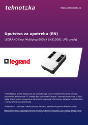 LEGRAND LN310081 Installation Manual