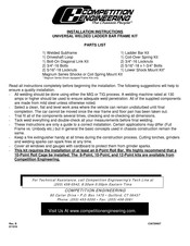 Moroso Competition Engineering C3070 Installation Instructions Manual