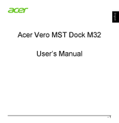 Acer Vero MST Dock M32 User Manual