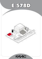 FAAC E 578D Manual