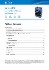 Sunix EZG1200 User Manual