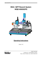 Weller WQB 4000SOPS Operating Instructions Manual