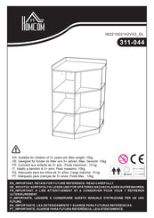 HOMCOM 311-044 Manual