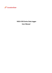 CanadianSolar NISE-610E Series User Manual