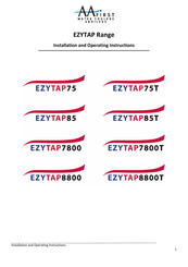 AAFIRST EZYTAP7800T Installation And Operating Instructions Manual