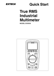 Extech Instruments EX505A Quick Start Manual