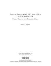 Glitch Works GW-8085SBC-4M User Manual