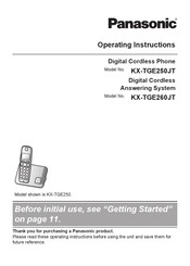 Panasonic KX-TGE250JT Operating Instructions Manual