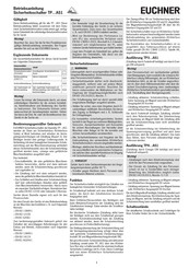EUCHNER TP3-4141A024SEM4AS1 Operating Instructions Manual