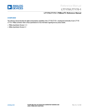 Analog Devices LT7170-1 Reference Manual