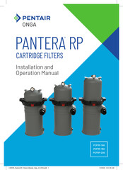 Pentair Onga PANTERA RP PCFRP-100 Installation And Operation Manual