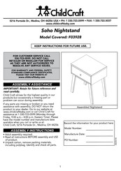 Child Craft Soho F03928 Instructions Manual