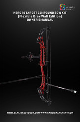 Sanlida HERO 10 TARGET COMPOUND BOW KIT Owner's Manual