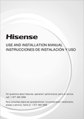 Hisense AHD5024KP1G Use And Installation  Manual