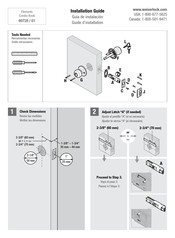 Weiser 60728 / 01 Installation Manual