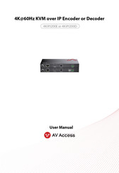 AV Access 4KIPJ200E User Manual