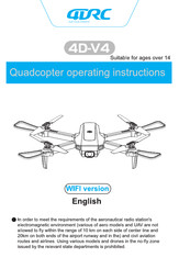 4DRC 4D-V4 Operating Instructions Manual