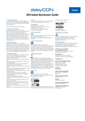 Deleycon MK3102 Quick Start Manual