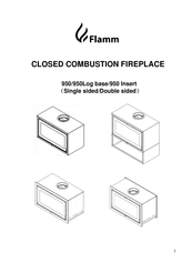 Flamm 950Log base Assembly & Operating Instructions