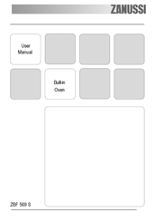 Zanussi ZBF 569 S User Manual