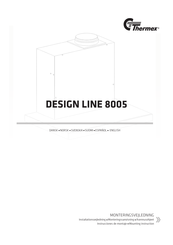 THERMEx DESIGN LINE 8005 Mounting Instruction