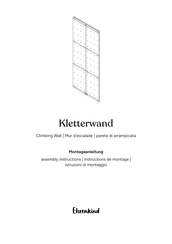 Ehrenkind Climbing Wall Assembly Instructions Manual