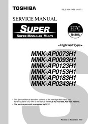 Toshiba SUPER MMK-AP0183H1 Service Manual