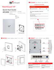Watchguard AP230W Quick Start Manual