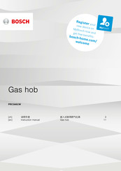 Bosch PRC3A61W Instruction Manual