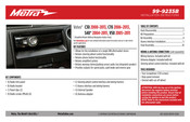Metra Electronics 99-9235B Installation Instructions Manual