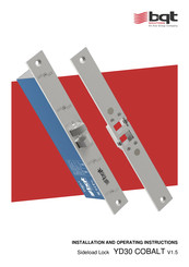 Ava bqt YD30 COBALT Installation And Operating Instructions Manual