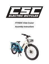CSC FT750VC Assembly Instructions Manual