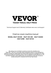 VEVOR CBJF-2D10A Manual