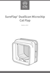 SURE petcare SureFlap DualScan Microchip Cat Flap DSCF Quick Start Manual
