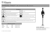 Vitamix IMMERSI-PREP 14 Manual