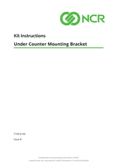 NCR 7199-K100 Kit Instructions