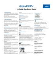Deleycon 4250580152125 Quick Start Manual