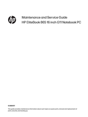 HP EliteBook 865 G11 Maintenance And Service Manual