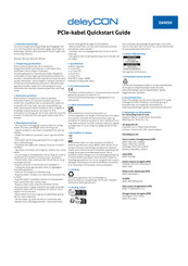 Deleycon MK5560 Quick Start Manual